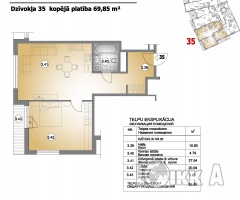 Pārdod Jaunie projekt, Rīga, Bieķēnsala, Vēžu iela 14 (ID:&nbsp;2023)